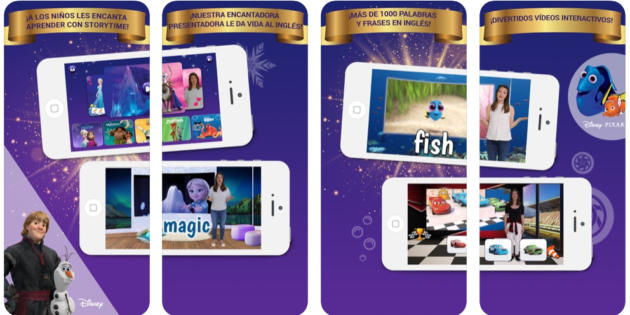 Storytime permite a tus hijos aprender inglés con películas Disney