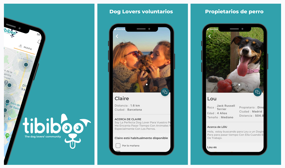 Tibiboo, la app para poder disfrutar de los perros aunque no seas dueño de uno