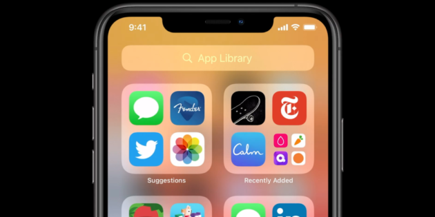Así funciona la nueva App Library de iOS 14 que ha presentado Apple
