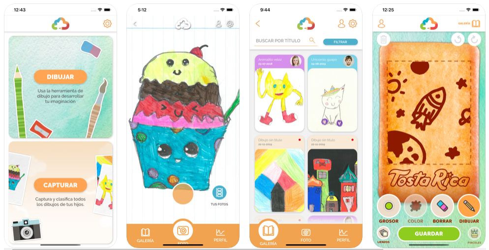DibuNube, la app de TostaRica para plasmar los dibujos de tus hijos en una galleta
