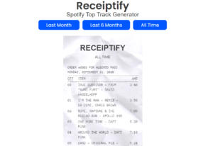 receiptify herokuapp spotify