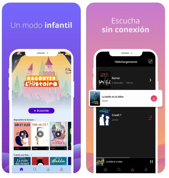 La app de audioseries Sybel llega a España