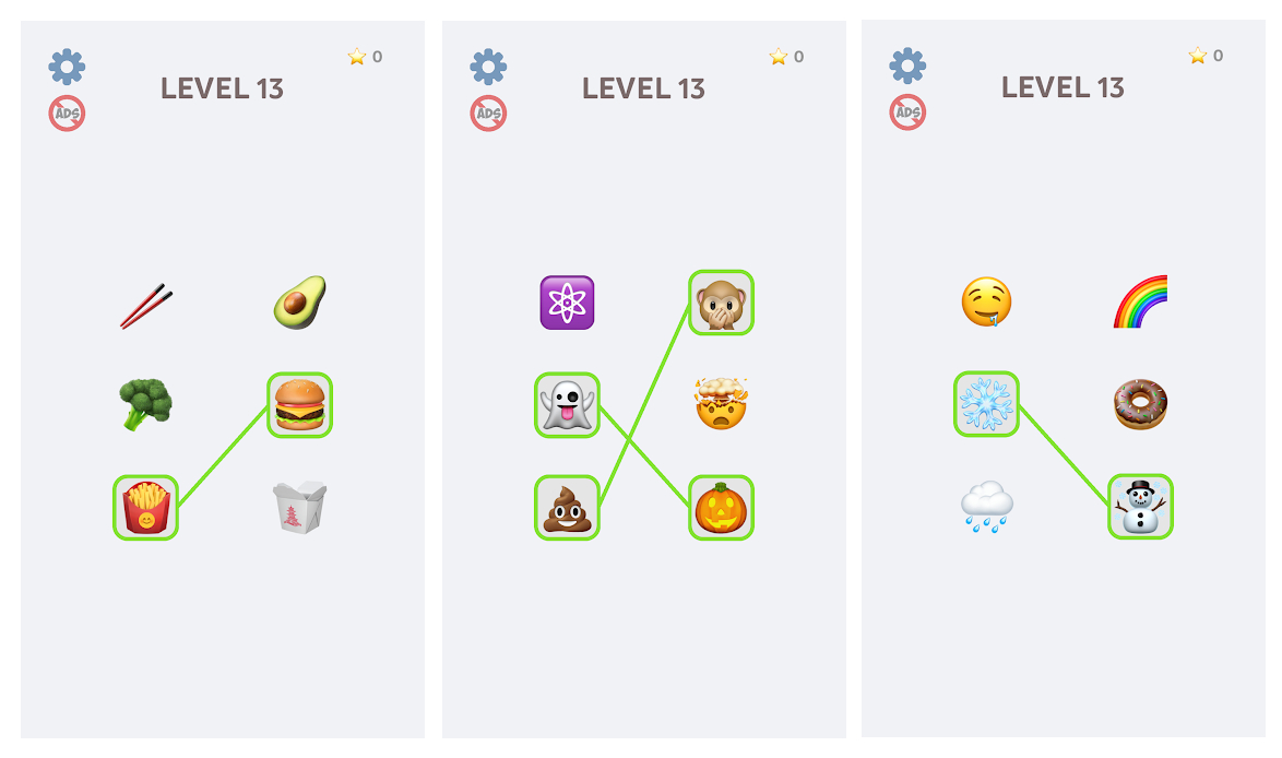 Emoji Puzzle!, el juego para conectar pictogramas que triunfa en Google