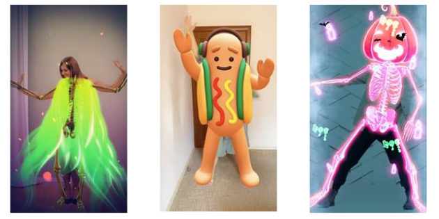 Snapchat te permite disfrazarte para Halloween en realidad aumentada