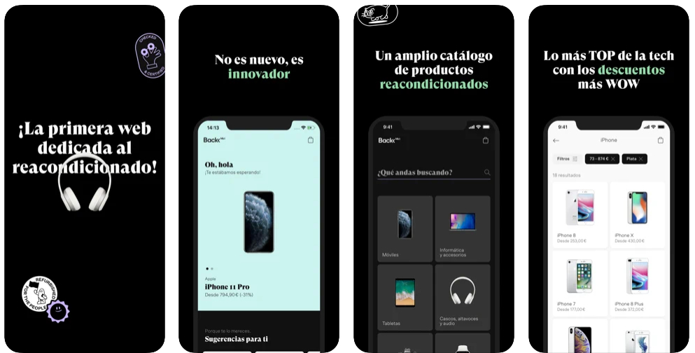 Back Market presenta su app para Android e iOS en España : Applicantes