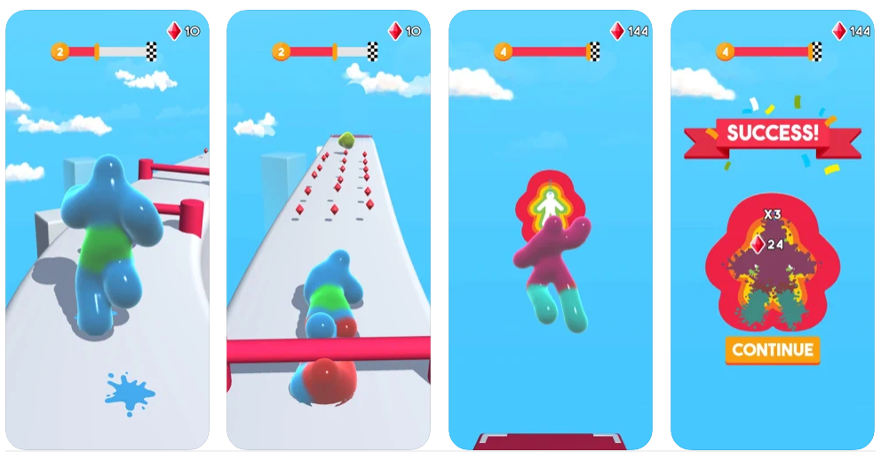 Blob Runner 3D, el juego en el que debes procurar la supervivencia de un hombre de gominola