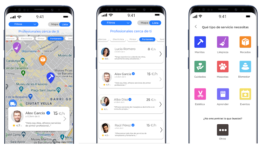 Nace Findo, una app para conectar a vecinos y profesionales