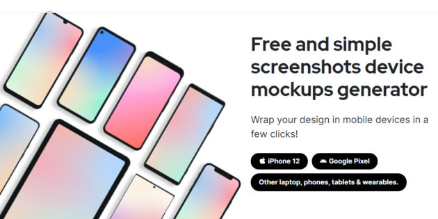MockUPhone te permite hacer mockups de tus apps o imágenes en el smartphone que quieras