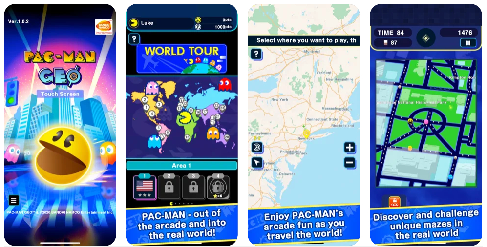 Pac-Man Geo se actualiza estrenando el modo World Tour