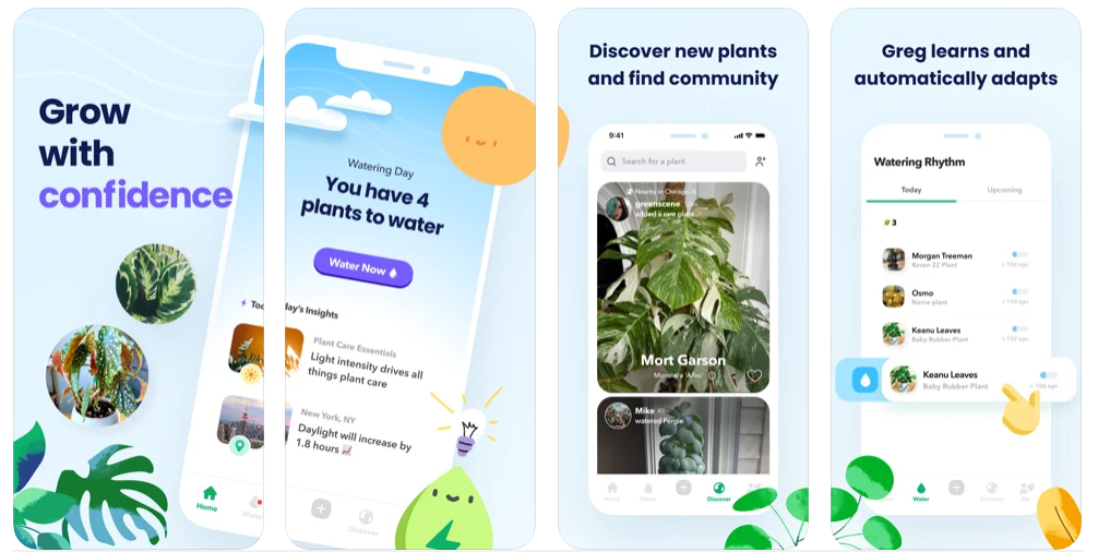 Greg, la app con la que nunca más se te morirán las plantas