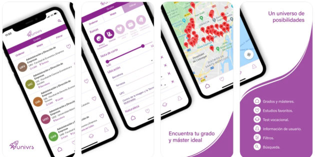 Univrs, la app que ayuda a los estudiantes a escoger su carrera ideal