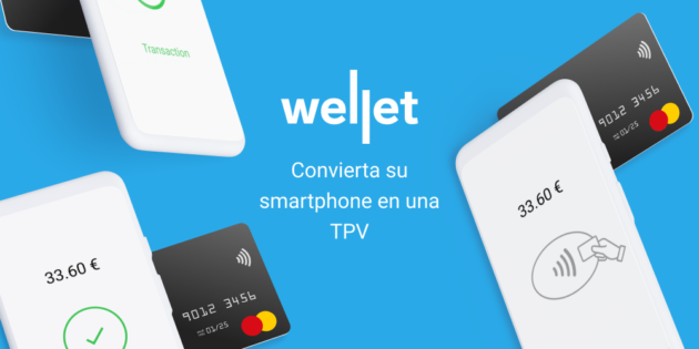 Wellet convierte cualquier smartphone en una TPV para recibir pagos con tarjeta