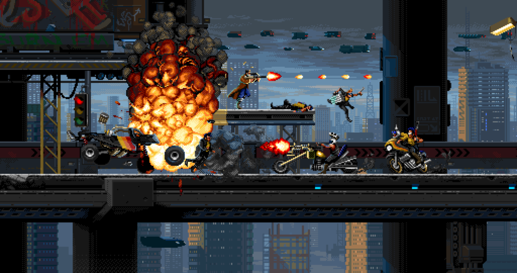 El juego de plataformas de estilo retro Huntdown aterriza en iOS y Android