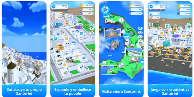 Viaja hasta Santorini con este delicioso juego móvil