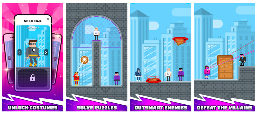 The Superhero League, un juego de puzles para acabar con tus enemigos sin mucho esfuerzo