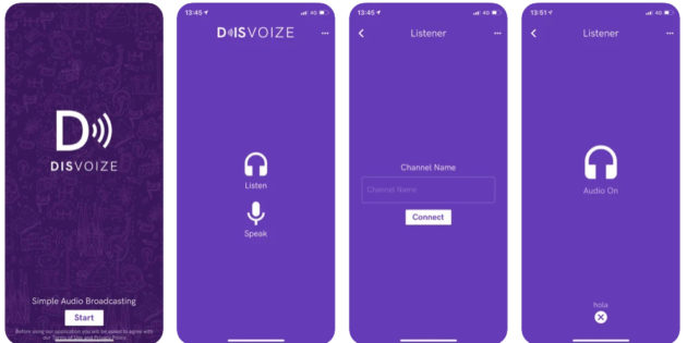 DisVoize, una app para emitir audio a distancia en eventos y visitas guiadas