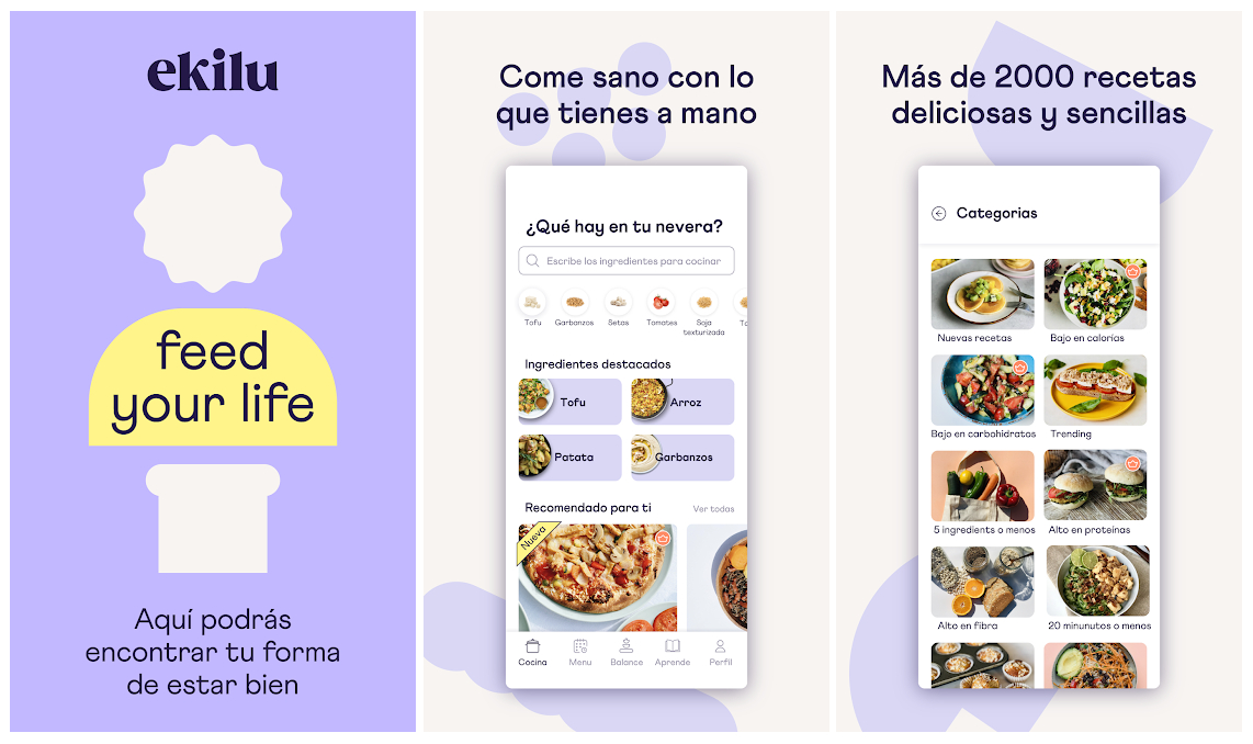 La app de recetas Nooddle se transforma en ekilu para ofrecer una  plataforma de bienestar : Applicantes – Información sobre apps y juegos  para móviles