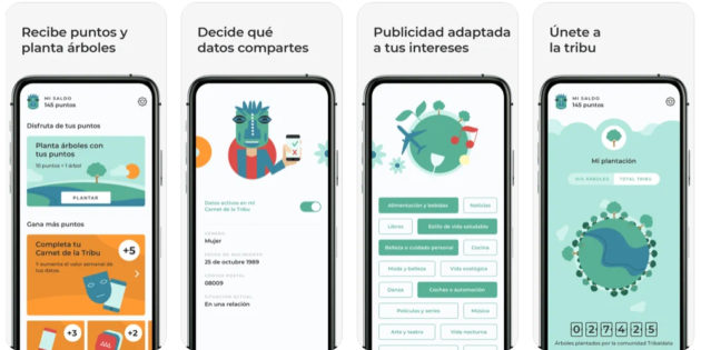 Tribaldata, una startup y app que transforma tus datos en árboles plantados