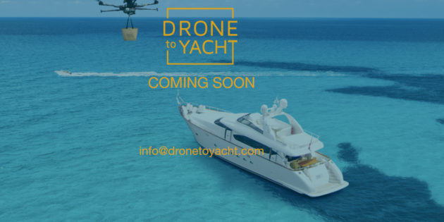 Drone to Yacht, un Glovo exclusivo y aéreo para que te lleven comida a tu yate