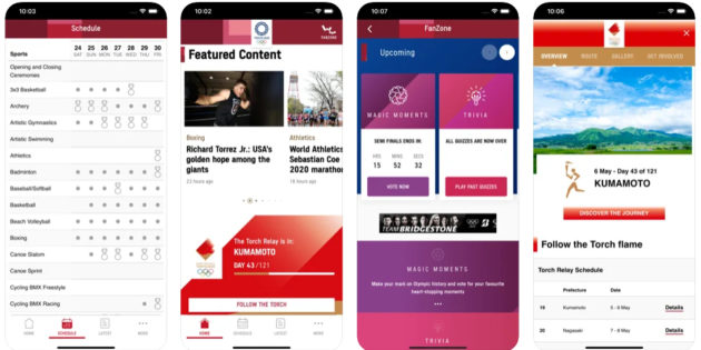 Sigue los Juegos Olímpicos de Tokyo 2020 con Olympics, su app oficial