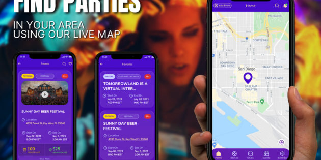 Where´s the party (WTP), la app que te permite encontrar fiestas y eventos por geolocalización