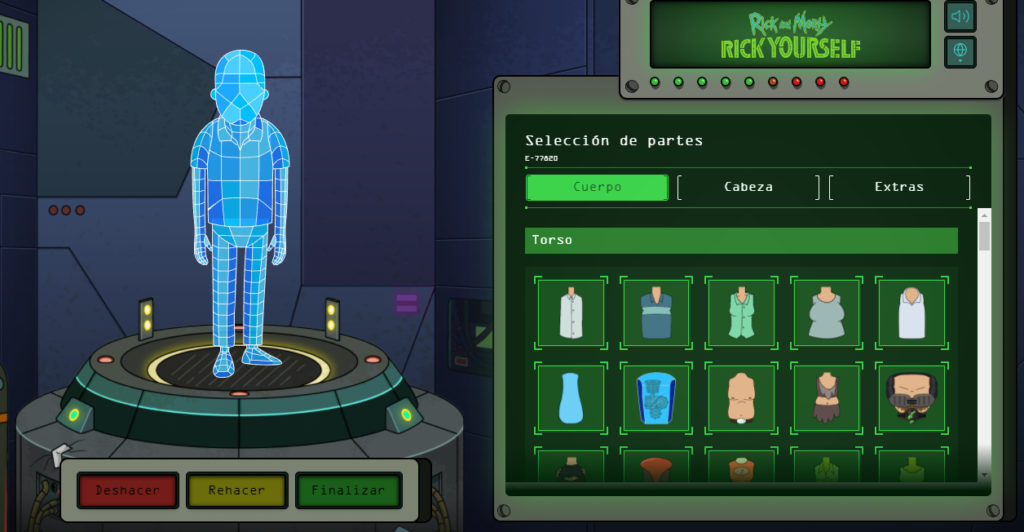 Esta app te ayuda a convertirte en un personaje de Rick & Morty