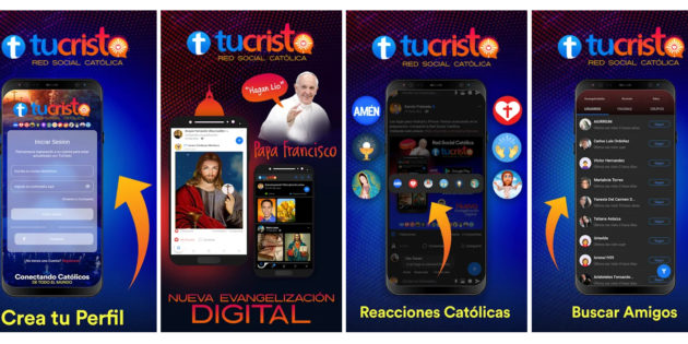 La app de TuCristo te permite conectar con miles de católicos de todo el mundo