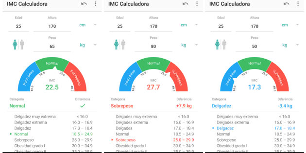 IMC Calculadora te permite conocer tu índice de masa corporal fácilmente