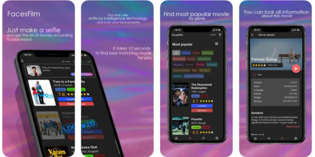 Esta app te sugiere películas según el estado de ánimo que muestres