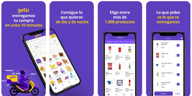 La app de entrega de la compra exprés Getir aterriza en España