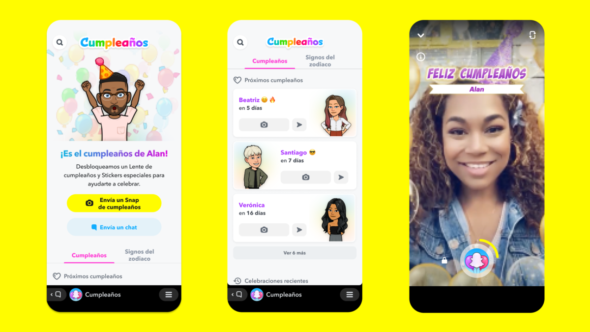 Snapchat anuncia una herramienta para recordar los cumplea os