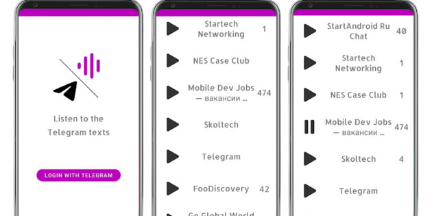 Audigram, la app que convierte todos los mensajes de Telegram en audios
