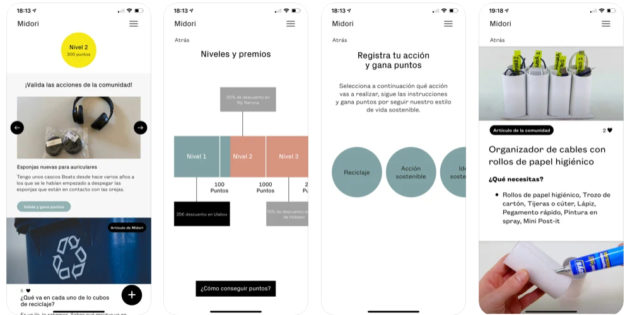 Midori, la app que te recompensa por realizar acciones de economía circular