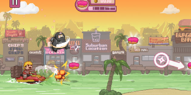 Ninja Chowdown, el juego del ninja regordete que zampa donuts, llega a Android