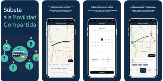 Esta app te permite pedir un shuttle dinámico como alternativa al transporte público