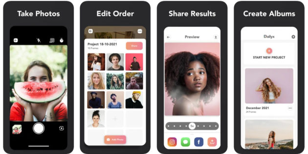 Dailyx, una app que te permite grabar un time lapse de tus cambios físicos durante años usando tus selfies