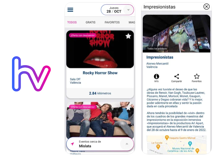 Nace HoyValencia, la app que te informa de todos los eventos cultuales y de ocio en la capital levantina