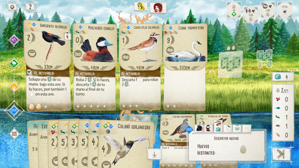 Wingspan, un relajante juego móvil de cartas para los amantes de la ornitología