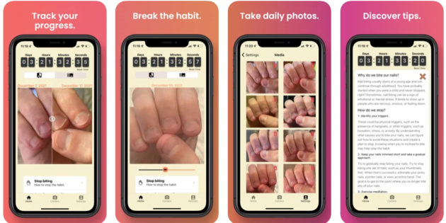 NailKeeper, la app que te ayuda a dejar de morderte las uñas