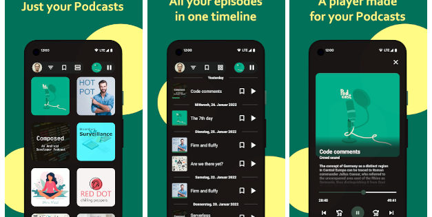 Podify, la app para organizar tus podcasts de Spotify por separado