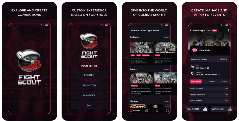 Fight Scout, la app definitiva para aficionados y profesionales de los deportes de combate