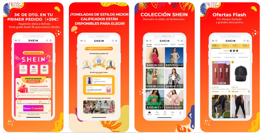 Shein es la app de moda más usada en España, con un 62% de cuota de mercado