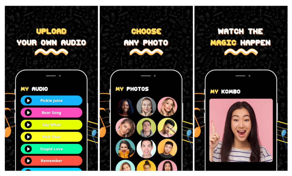 Kombo, una app que anima tus selfies para que canten y que nos suena de algo