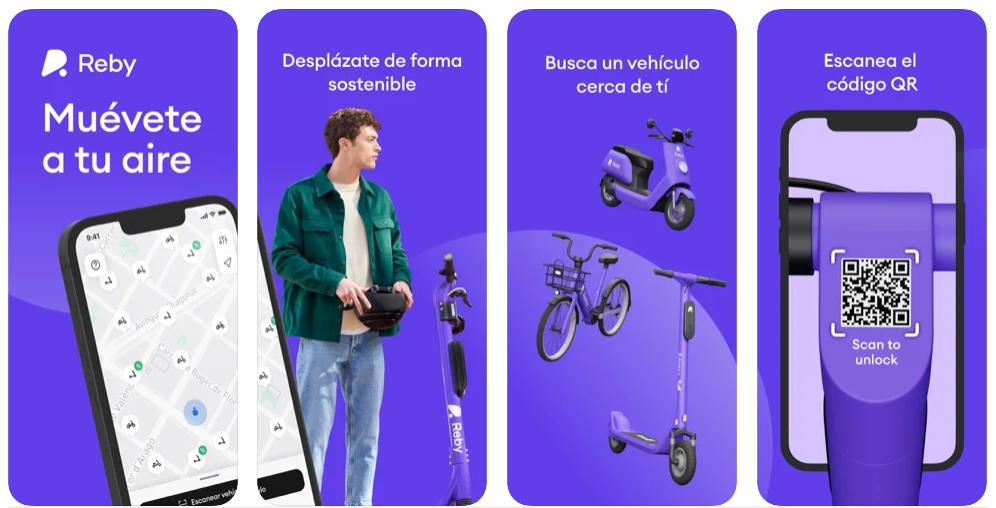 La app de movilidad Reby, comprada por 100 millones de dólares