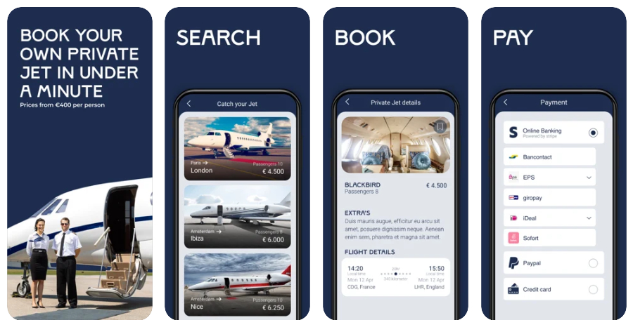 Catch a Jet, la app que te permite viajar en jet privado a un 'módico precio'