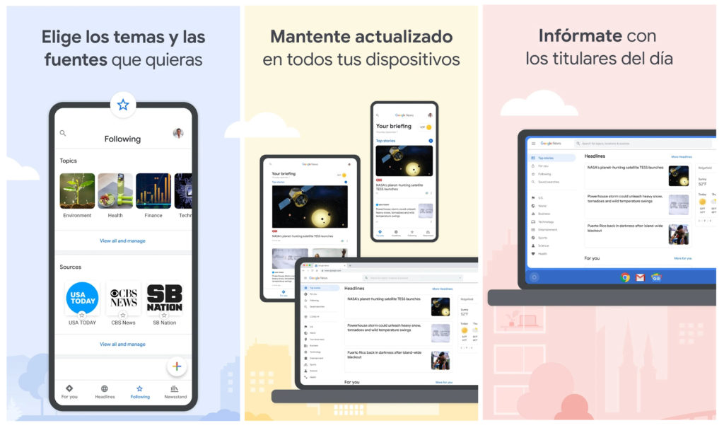 La app de Google News ya se puede descargar en España para iOS y Android