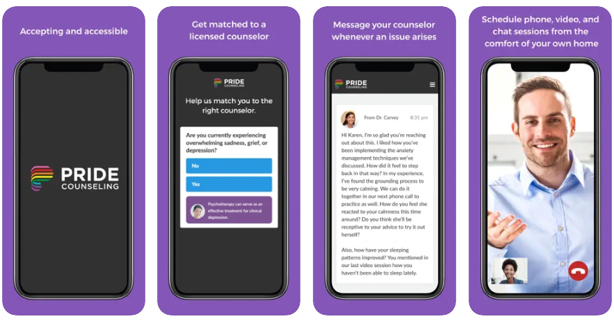 Pride Counseling, la app que ofrece terapia a la comunidad LGTBI
