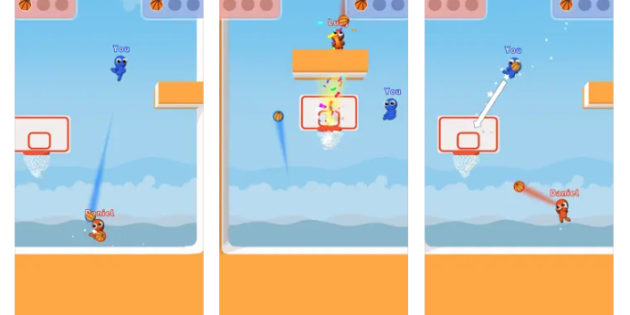 Basket Battle, el juego donde debes hacer canasta antes que el contrario