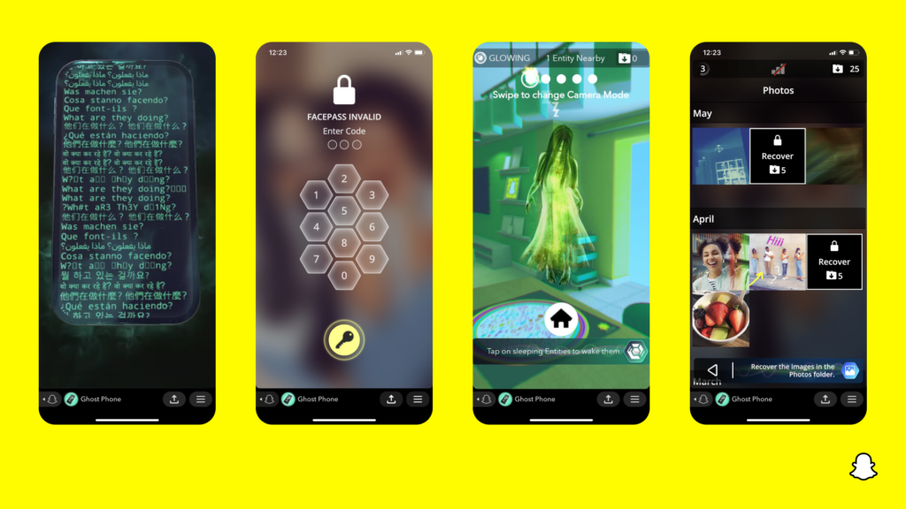 Snapchat presenta Ghost Phone, su primer juego de realidad aumentada