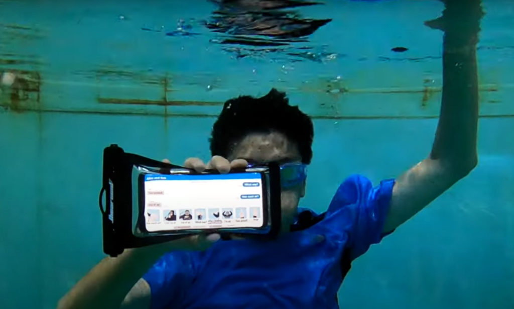 Unos investigadores crean AquaApp, la primera aplicación de mensajería subacuática